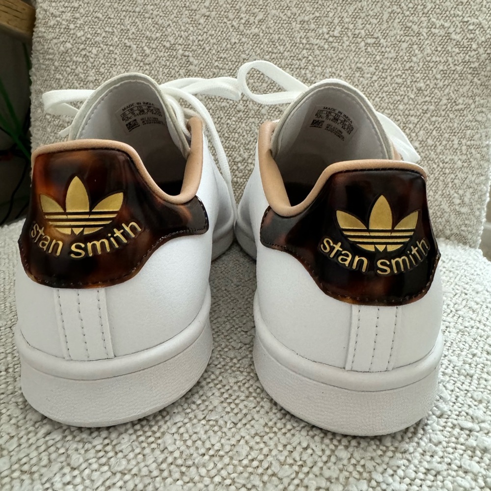Adidas Stan Smith Tortoise and Gold